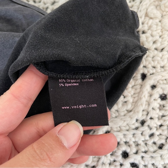 Voight by Valentina Making Boys Cry Rhinestone Y2K Crop Tank Washed Blac… - Picture 7 of 8